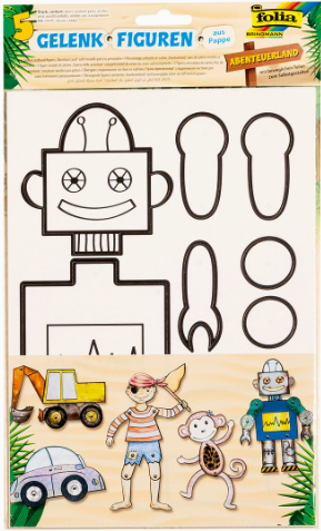 Gelenk-Figuren Abendteuerland 5 Stück, sortiert